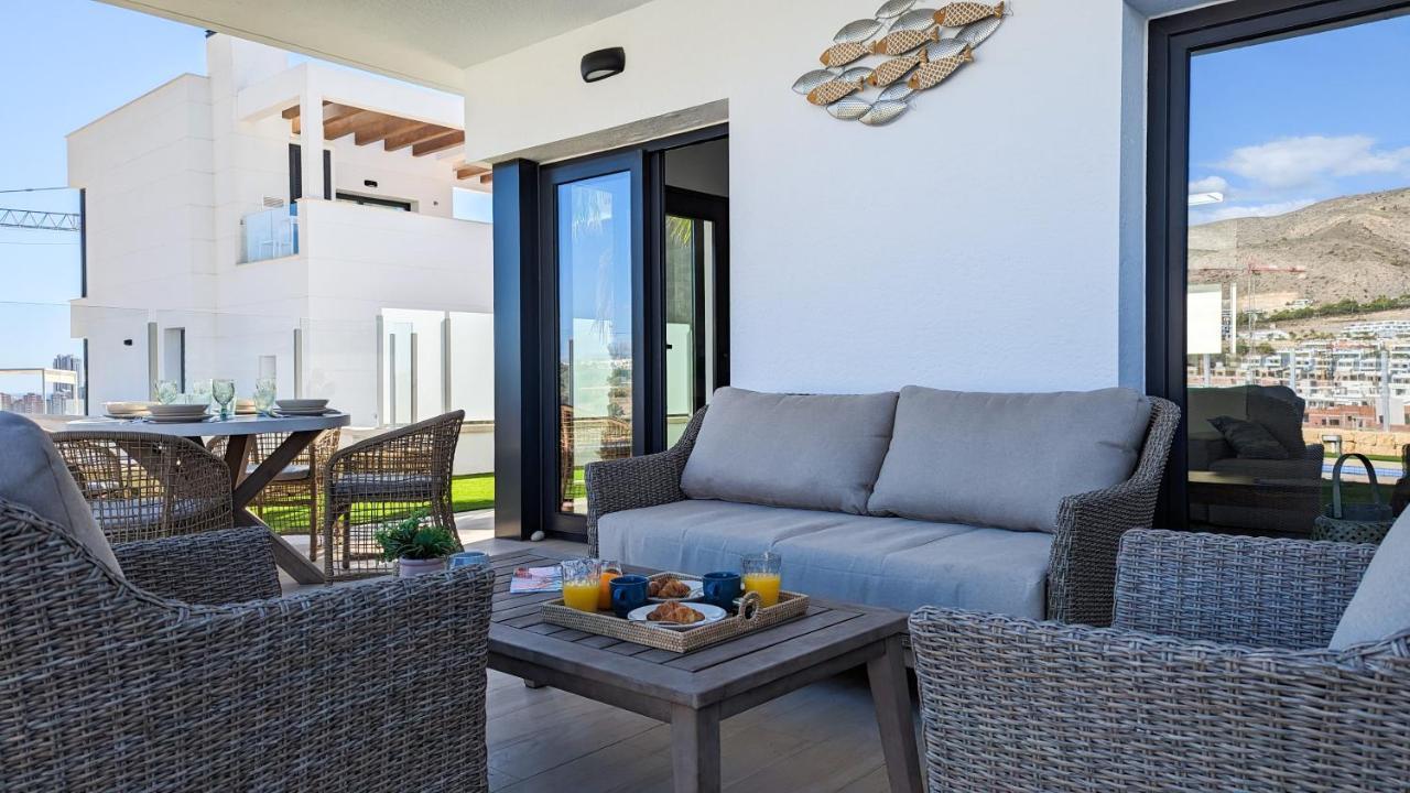 Апартаменты Panoramic Pool & Mountains House Финестрат Экстерьер фото