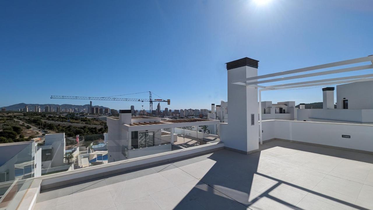 Апартаменты Panoramic Pool & Mountains House Финестрат Экстерьер фото
