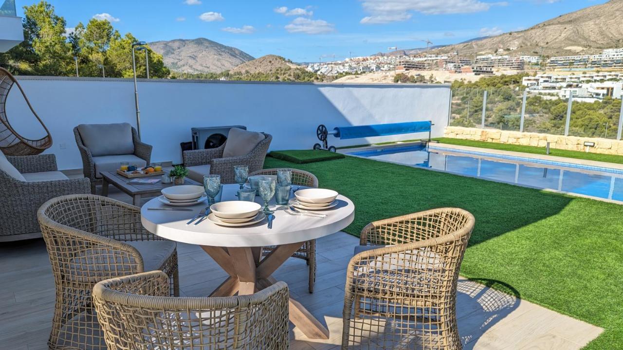 Апартаменты Panoramic Pool & Mountains House Финестрат Экстерьер фото