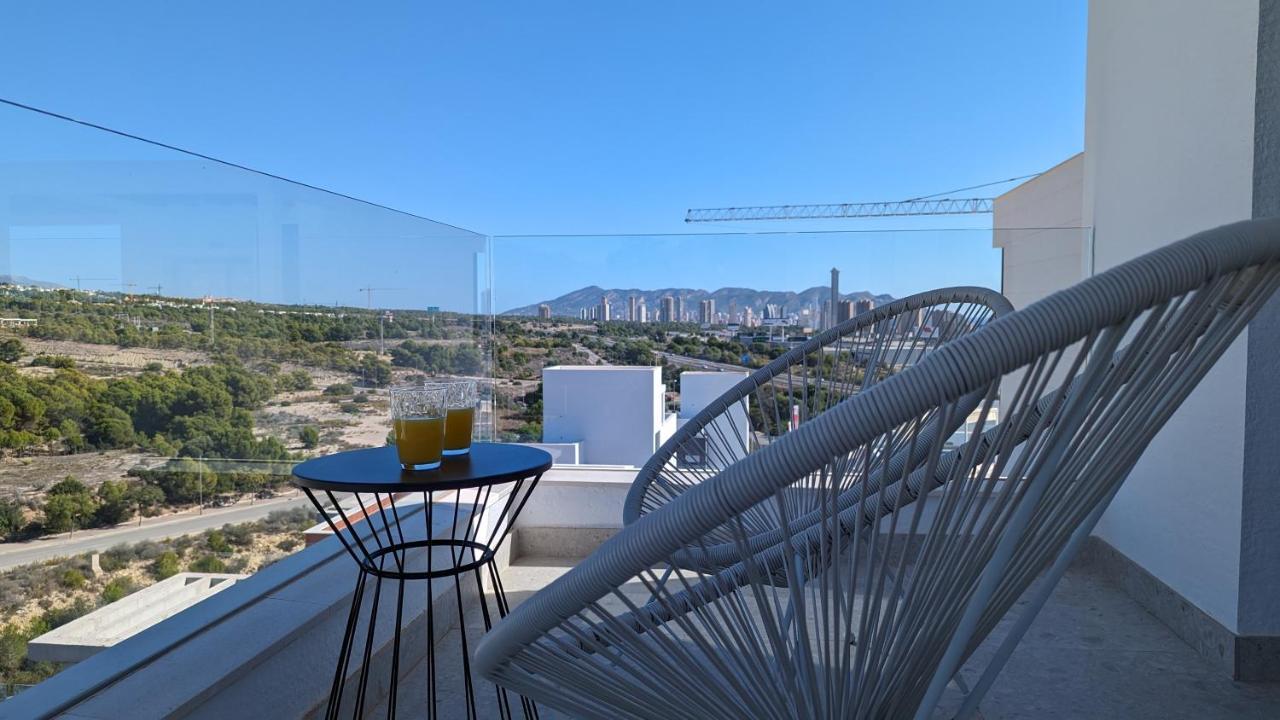 Апартаменты Panoramic Pool & Mountains House Финестрат Экстерьер фото